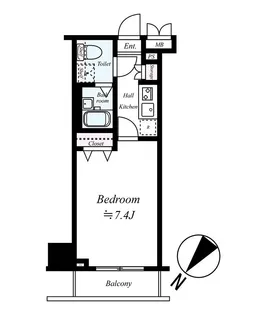 フェニックス横濱関内BAY MARKS【307号室】の間取り