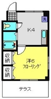 オークランドSK【102号室】の間取り