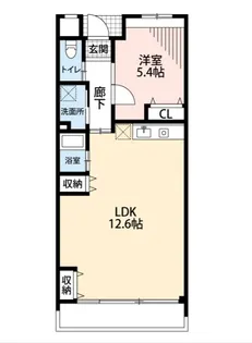 ウィンビュ三ッ沢【1階】の間取り