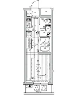 メイクスアート桜木町【4階】の間取り