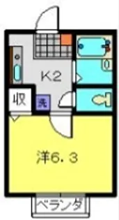 マルト弐番館【202号室】の間取り