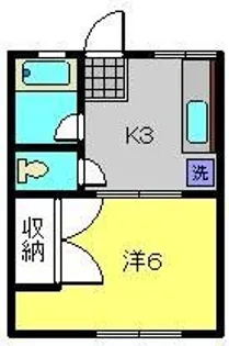 グリーンハイム【101号室】の間取り