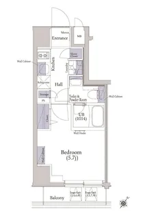 HY’s 横浜SOUTHWEST【7階】の間取り