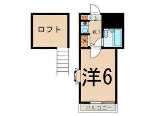 妙蓮寺パークハイム【204号室】の間取り