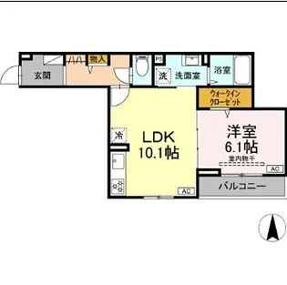 DPaina松見町【3階】の間取り