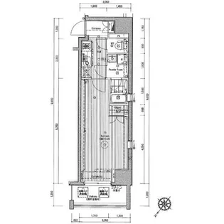 スパシエ・エル新横浜【806号室】の間取り