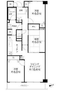 T’s garden横浜岸根公園【209号室】の間取り