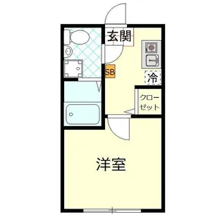 リバーサイド横浜【3階】の間取り