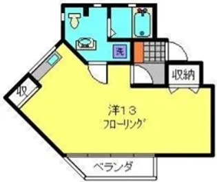 ソレイユ片倉【301号室】の間取り