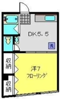 藤ビル【505号室】の間取り