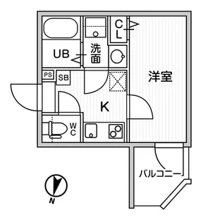 T'S CUORE横濱元町【3階】の間取り