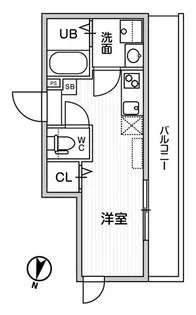 T’s Cuore横濱元町【101号室】の間取り