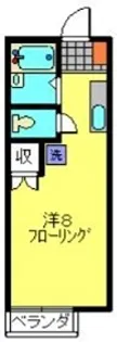 パレ菊名【101号室】の間取り