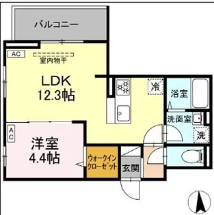 D’Bless横濱岸根公園I【101号室】の間取り