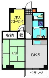 アドバンス岸根公園【403号室】の間取り