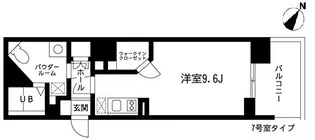 グロースメゾン新横浜【1107号室】の間取り