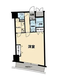 ウィンビュ中山【6階】の間取り