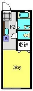 第2神橋ハイツ【203号室】の間取り