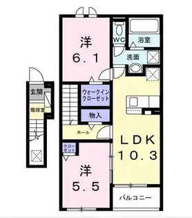ノール・ボヌール【2階】の間取り