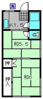 メゾン森【203号室】の間取り