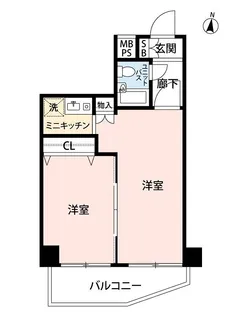 クリオ妙蓮寺弐番館【305号室】の間取り