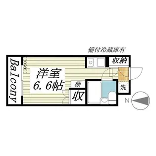 メゾン ド セヴェールNO 1【5階】の間取り