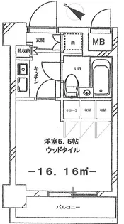 NICアーバンスピリッツ横浜反町【5階】の間取り