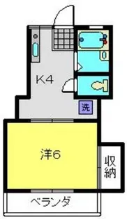 Le Blanc 神大寺【205号室】の間取り