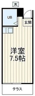 ラ・メゾンK【101号室】の間取り