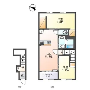 Hau’oli【2階】の間取り