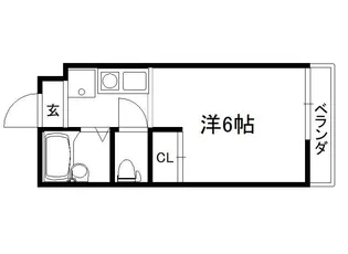 ヴィラ興戸【101号室】の間取り