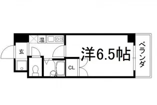 ユニバーシティ丸光Ⅱ【410号室】の間取り