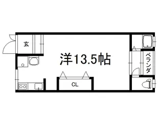 ベツカム【103号室】の間取り