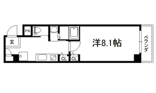 ウエスト一条【202号室】の間取り