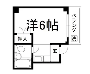 KIマンション【301号室】の間取り