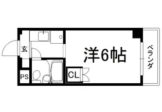 ロイヤルレジデンス【205号室】の間取り