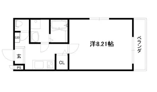 アメリ御所西【1階】の間取り