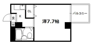 第35長栄クリーンハイツ山黄【4階】の間取り