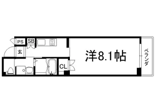 Casa Ville 御所【301号室】の間取り