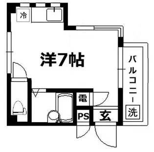 フィールド88【201号室】の間取り