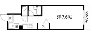 鴨川WEST【201号室】の間取り