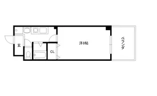 WISTARIA KURAMAGUCHI【1階】の間取り