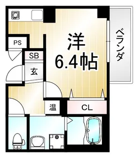 ジェスペール一条【503号室】の間取り