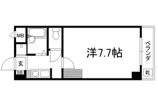 フルールロード【206号室】の間取り
