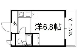 メゾン市川弐番館【501号室】の間取り