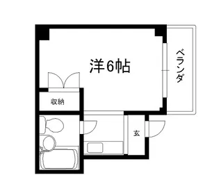 KIマンション【401号室】の間取り