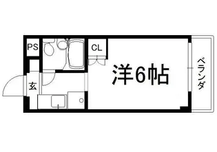 ロイヤルレジデンス【310号室】の間取り