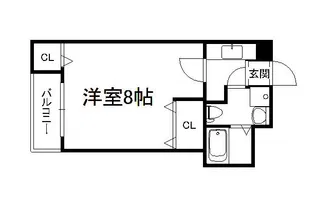 ツゥインウッド【2階】の間取り