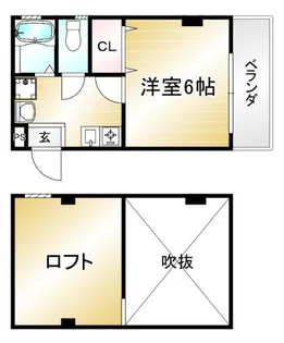 パープルクラウドⅡ【302号室】の間取り