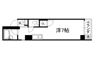 モナクヴィラウエバ【207号室】の間取り